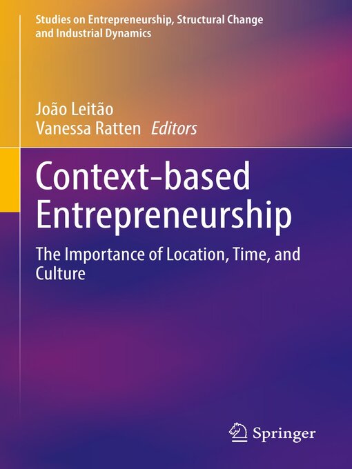 Title details for Context-based Entrepreneurship by João Leitão - Available